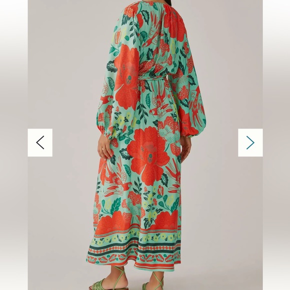 Farm x Anthropologie Poppy Print Maxi Dress - Picture 3 of 12